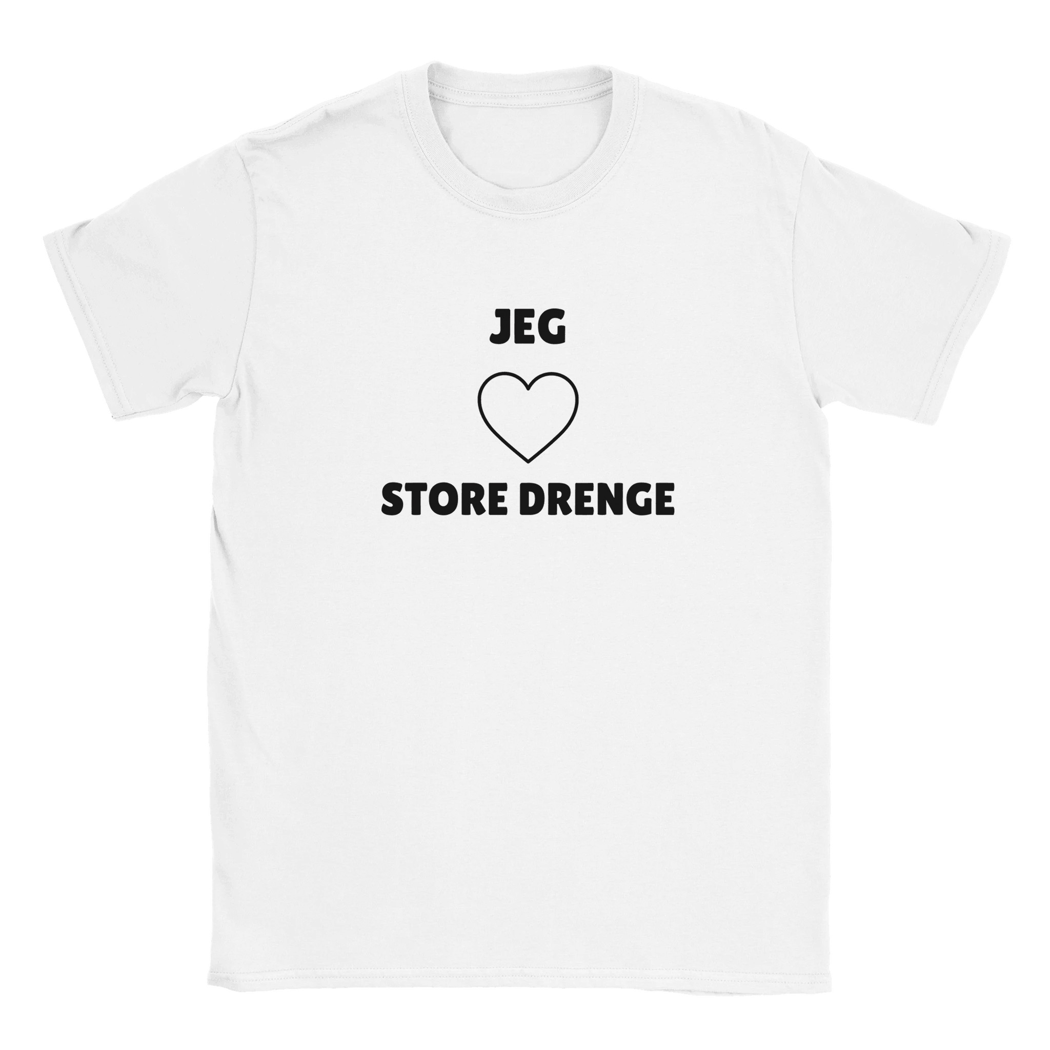 Jeg elsker store drenge | T-shirt - Danske Bluser