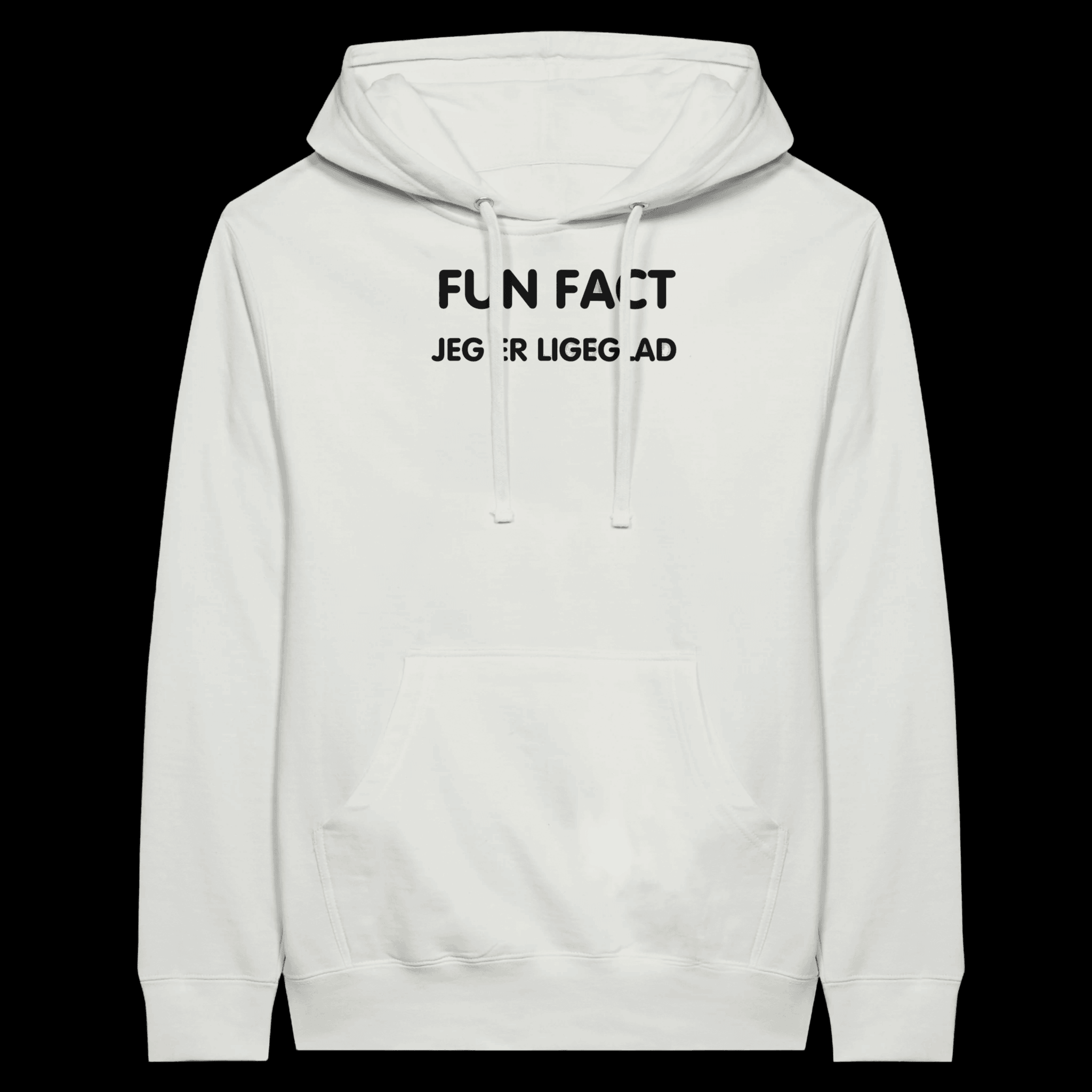 FUN FACT, Jeg er ligeglad ❌ TRØJE - Danske Bluser