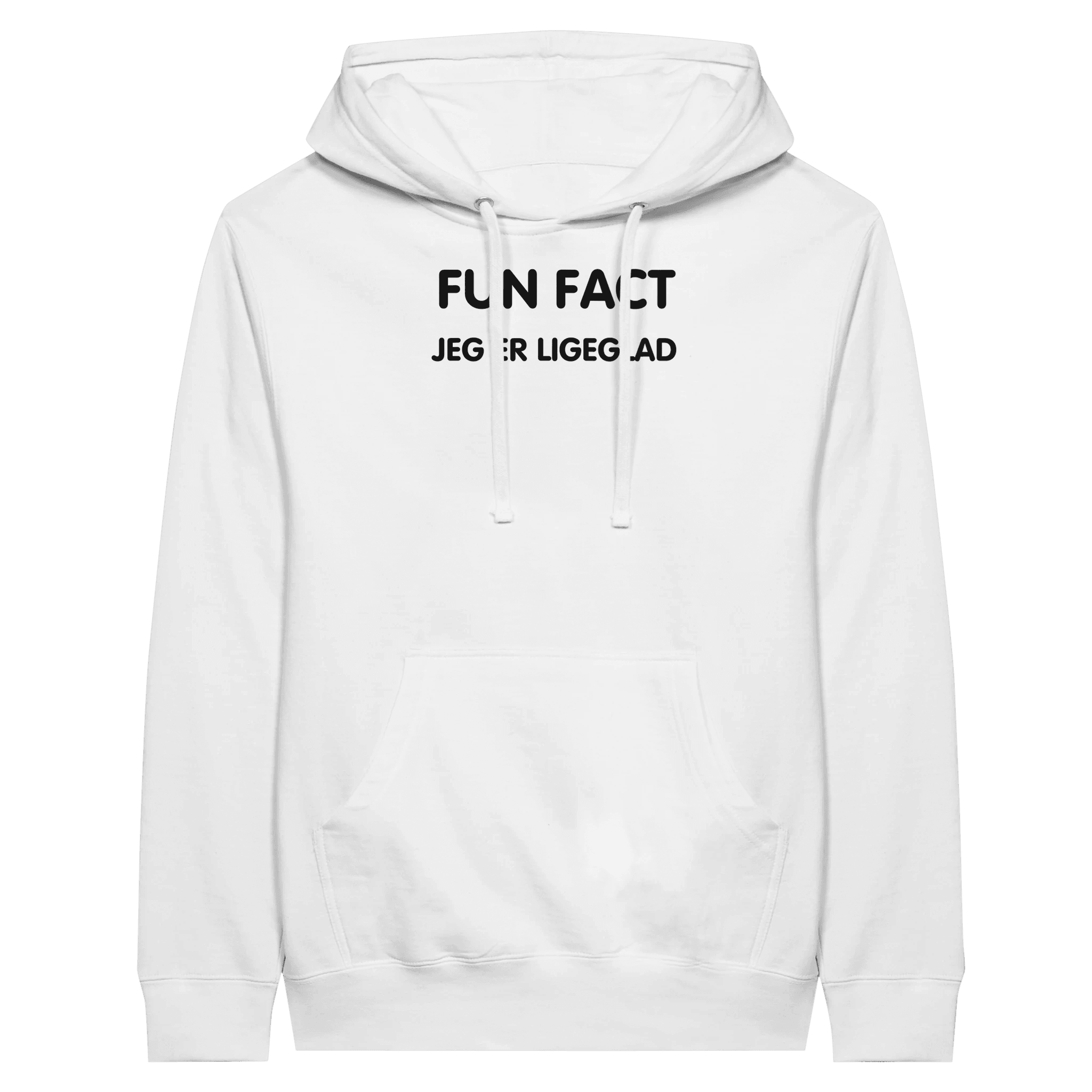 FUN FACT, Jeg er ligeglad ❌ TRØJE - Danske Bluser