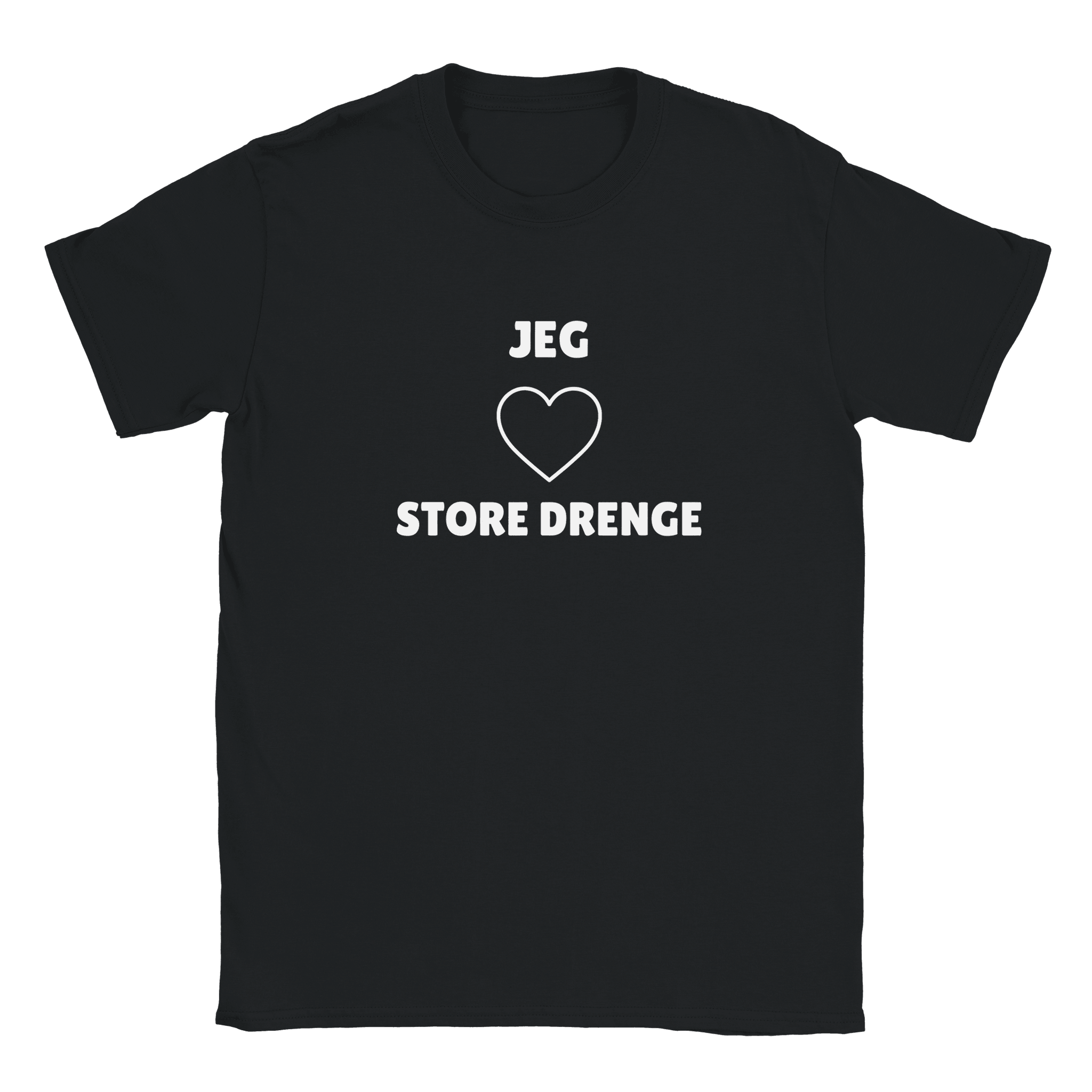 Jeg elsker store drenge | T-shirt - Danske Bluser