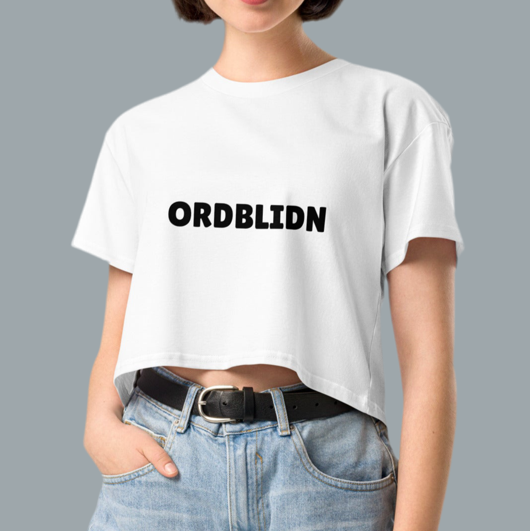 ORDBLIDN ❌ CROP TOP
