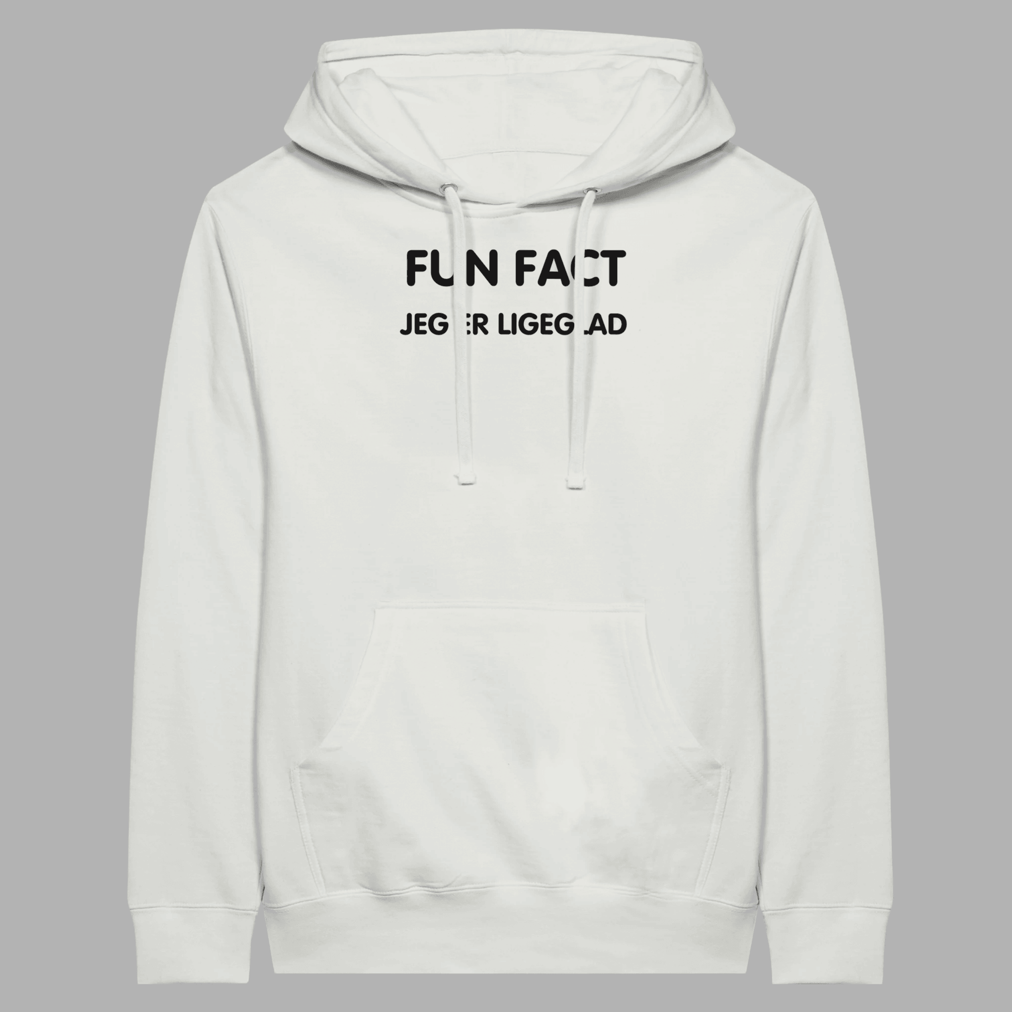 FUN FACT, Jeg er ligeglad ❌ TRØJE - Danske Bluser