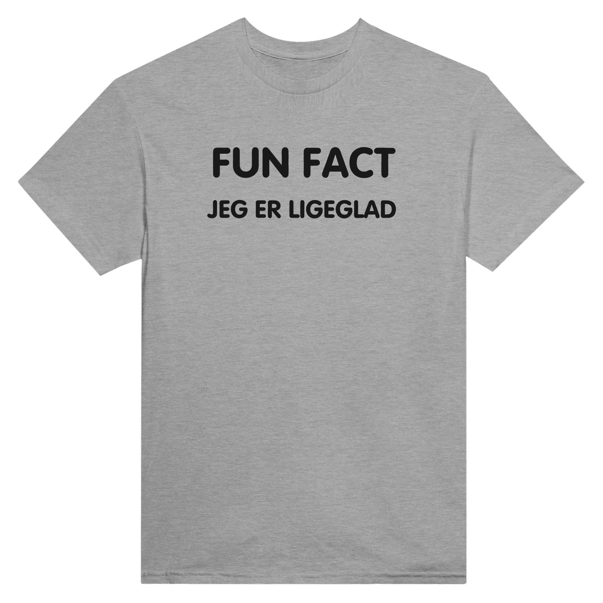 FUN FACT, JEG ER LIGEGLAD ❌ T-SHIRT - Danske Bluser