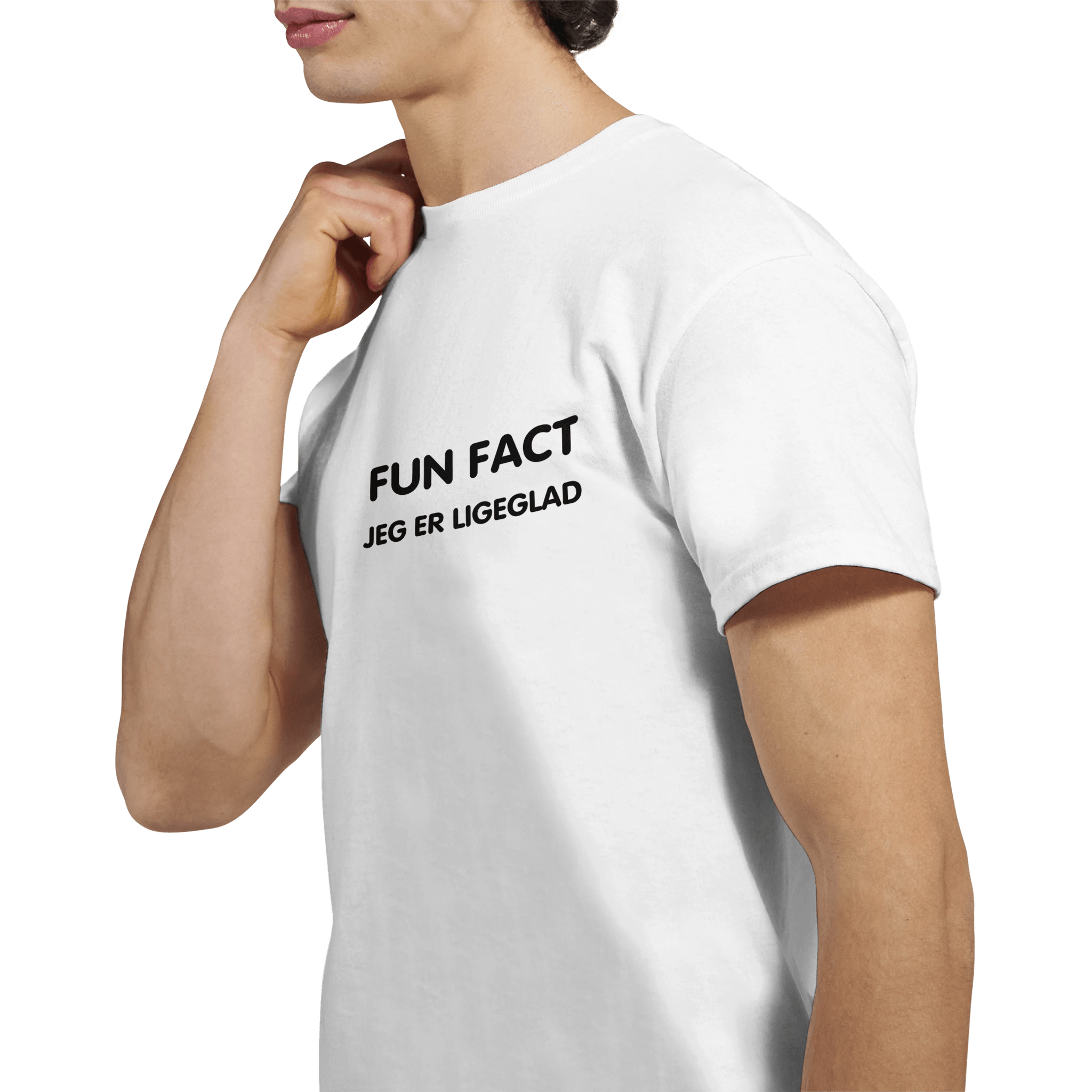 FUN FACT, JEG ER LIGEGLAD ❌ T-SHIRT - Danske Bluser