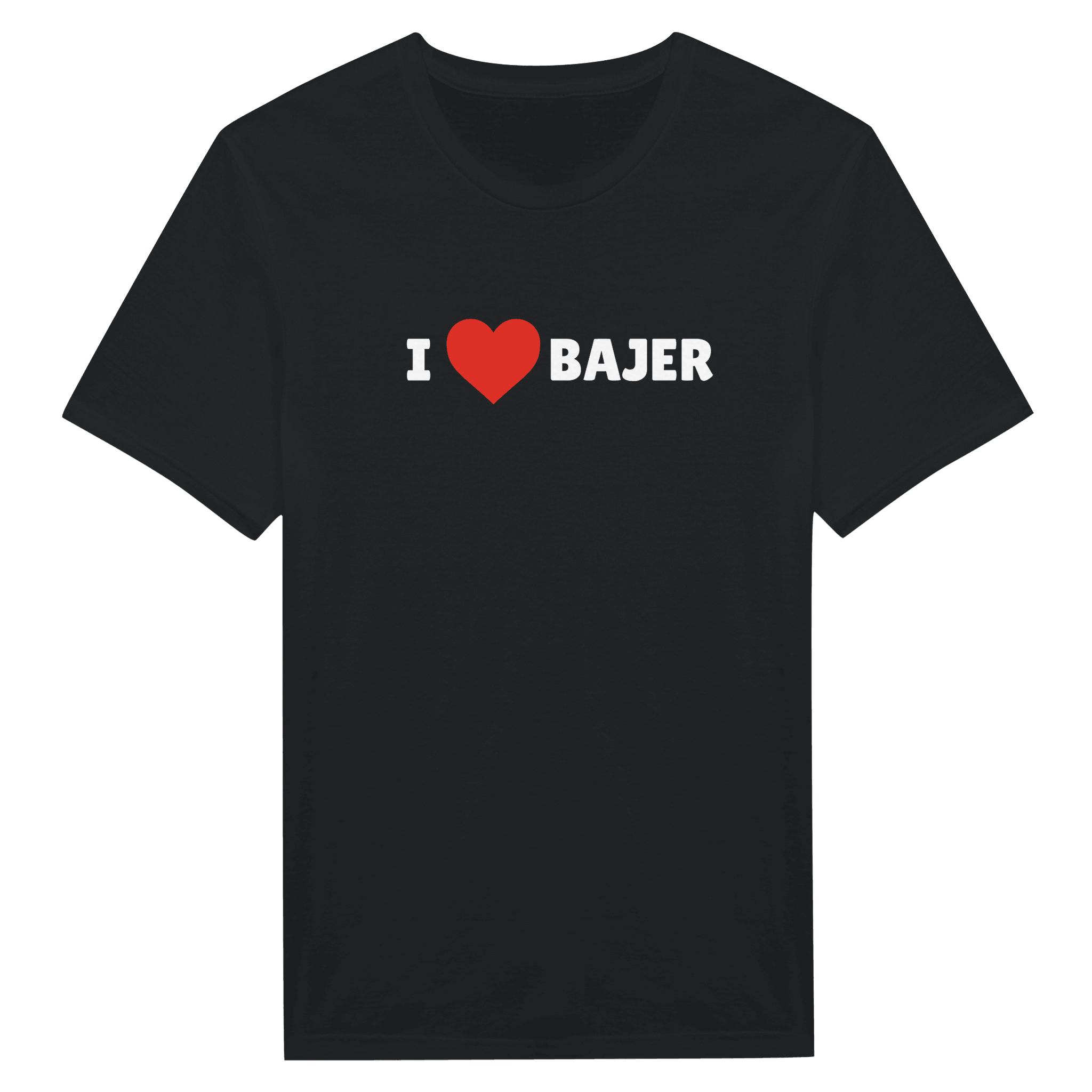 I LOVE BAJER ❌ T-SHIRT - Danske Bluser