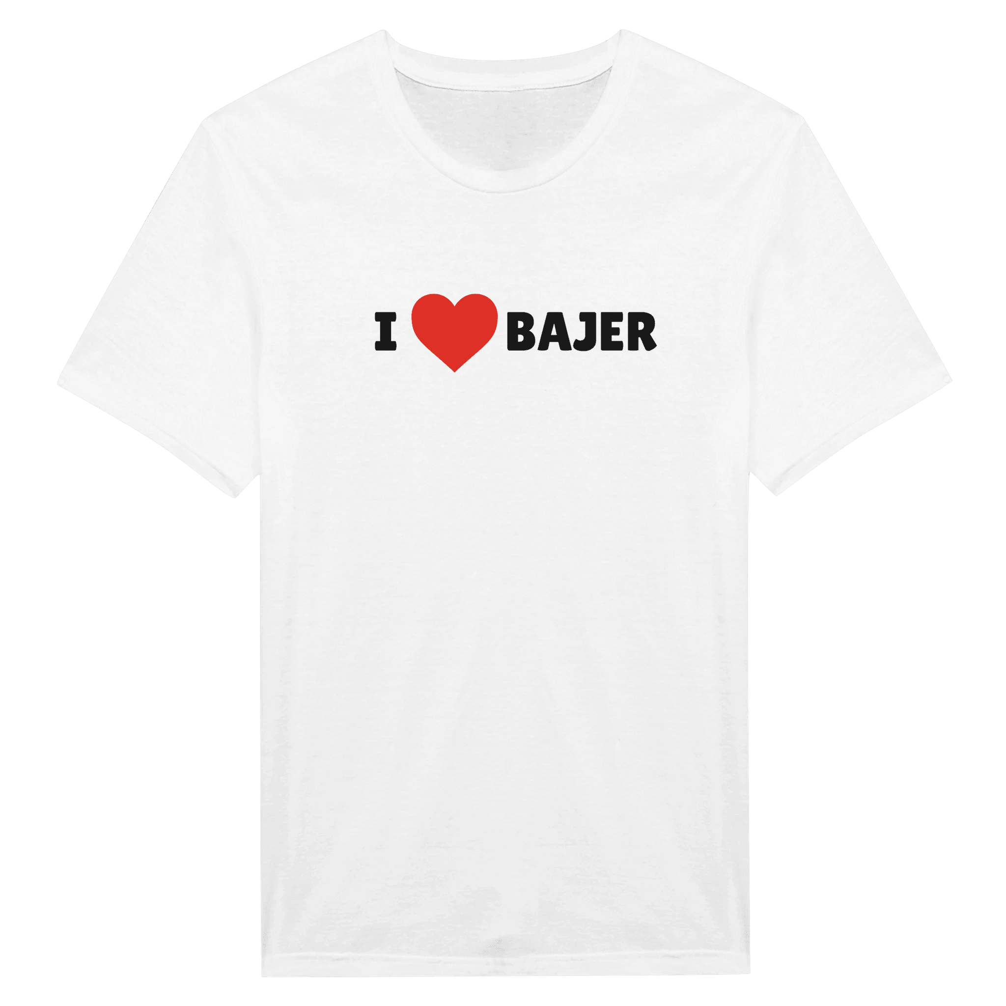 I LOVE BAJER ❌ T-SHIRT - Danske Bluser