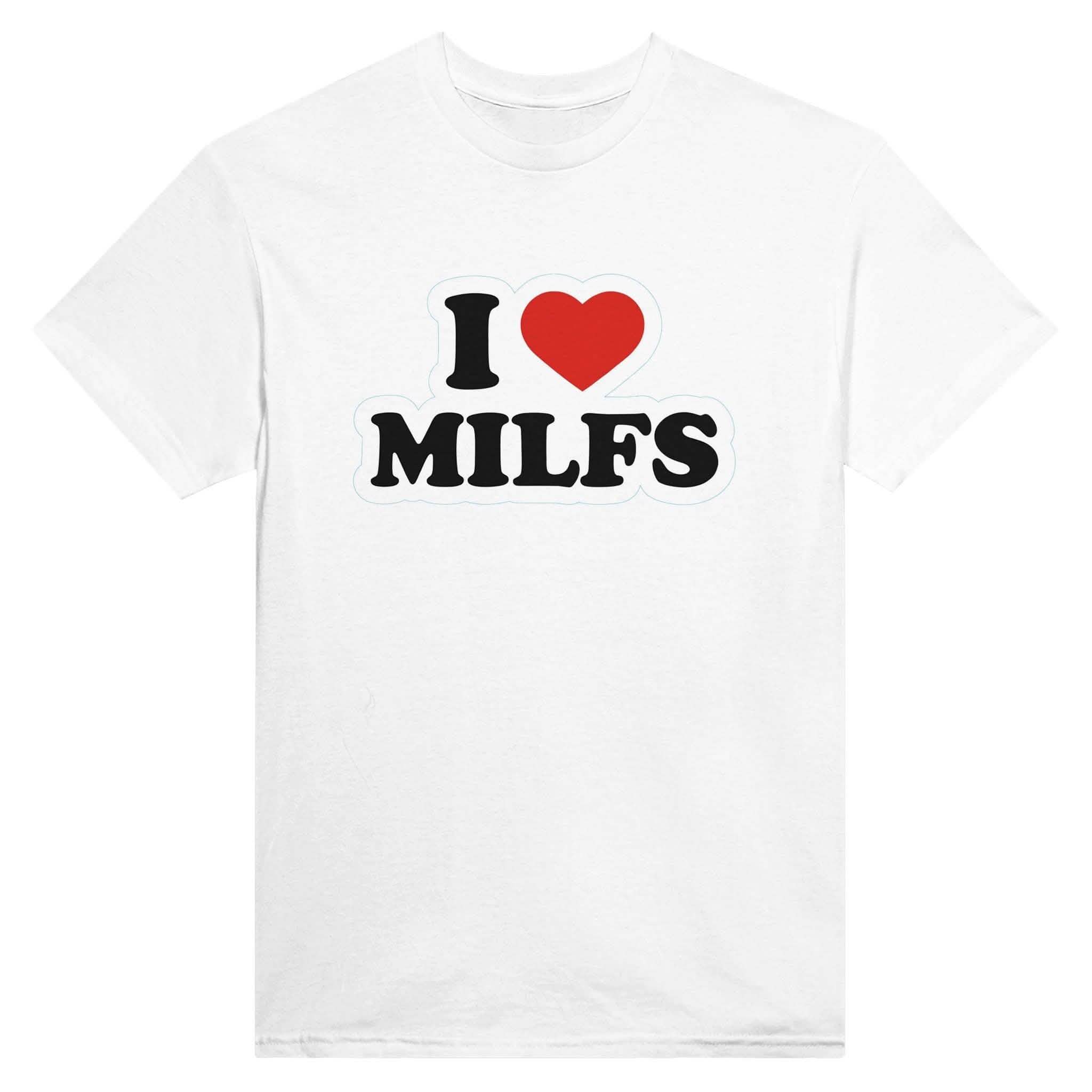 I LOVE MILFS ❌ T-SHIRT - Danske Bluser