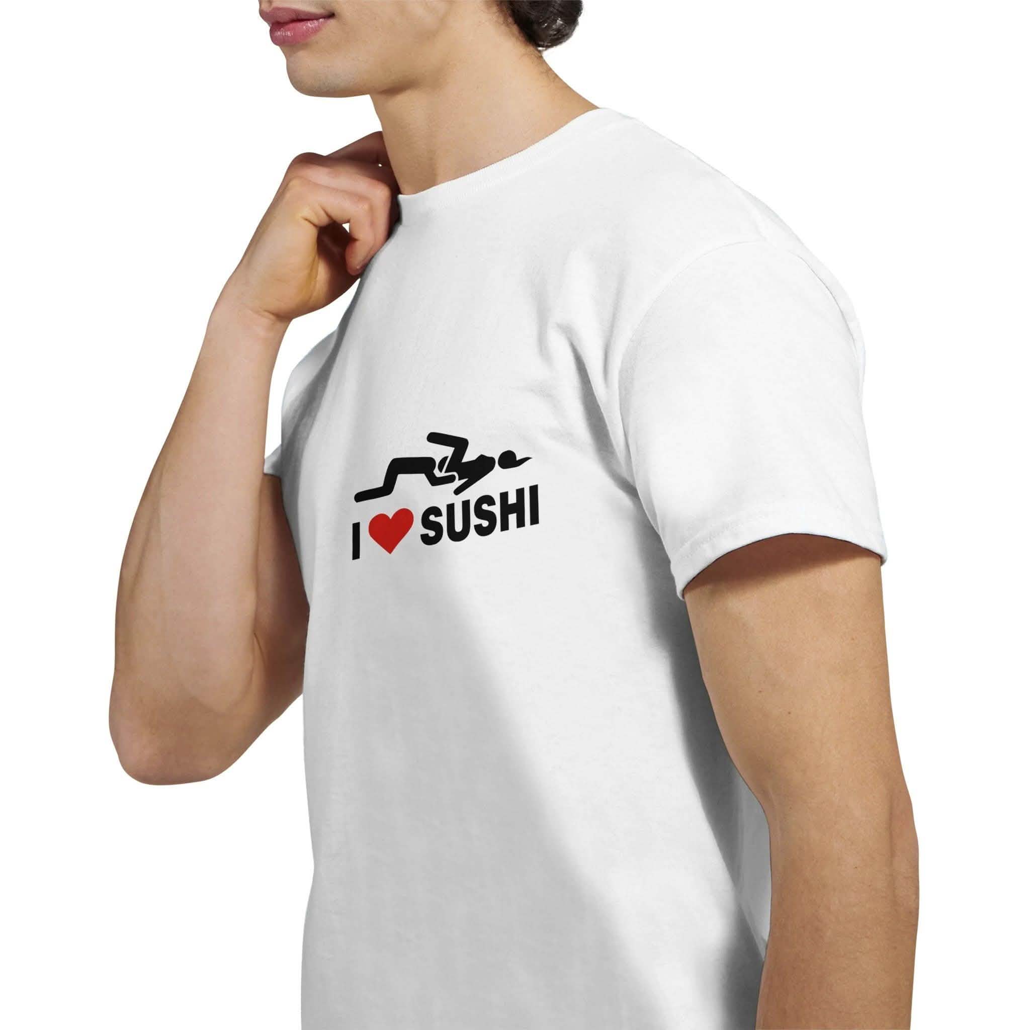 I LOVE SUSHI ❌ T-SHIRT - Danske Bluser
