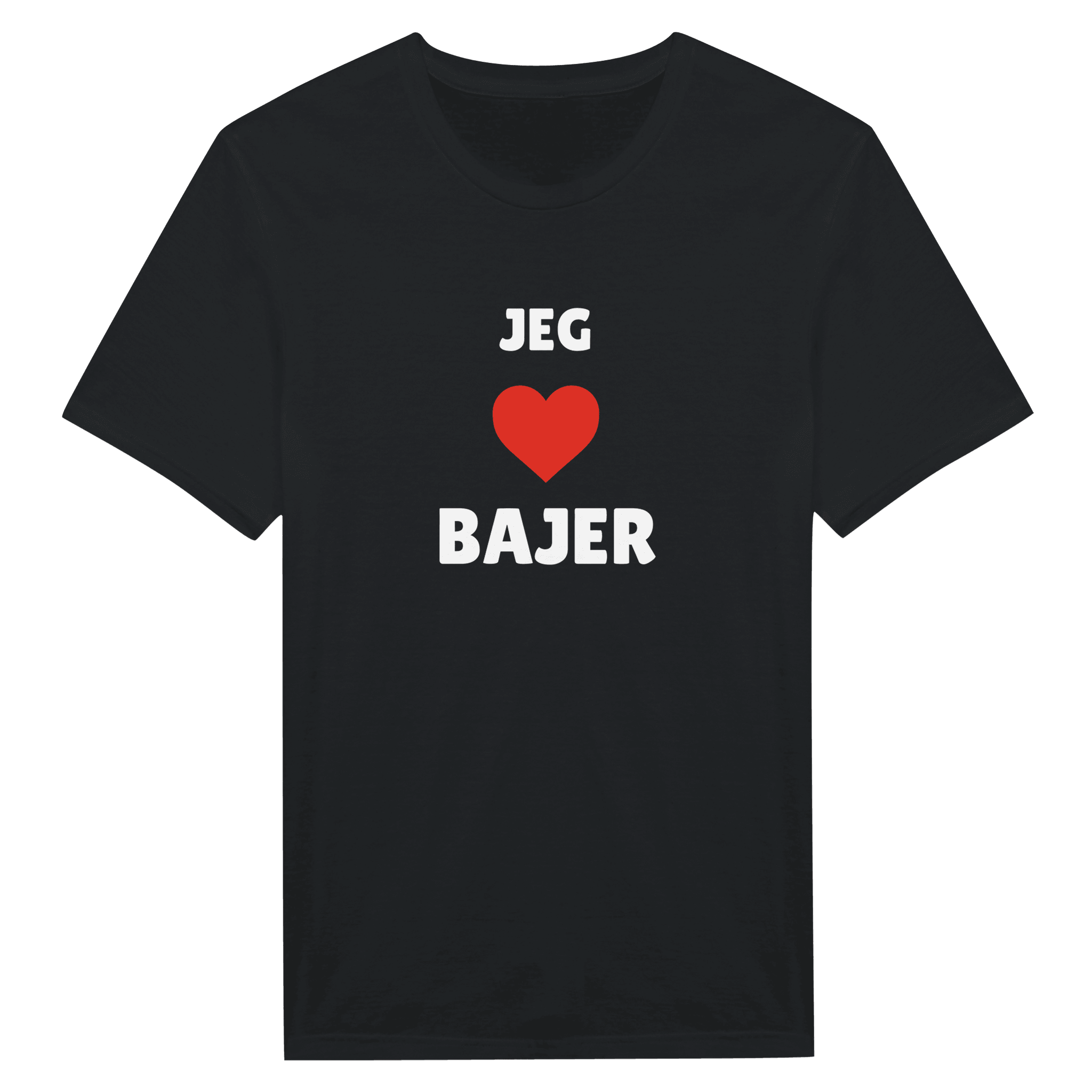 JEG ELSKER BAJER ❌ T-SHIRT - Danske Bluser