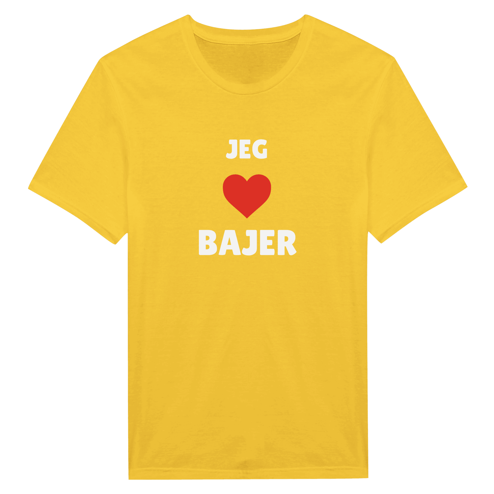 JEG ELSKER BAJER ❌ T-SHIRT - Danske Bluser