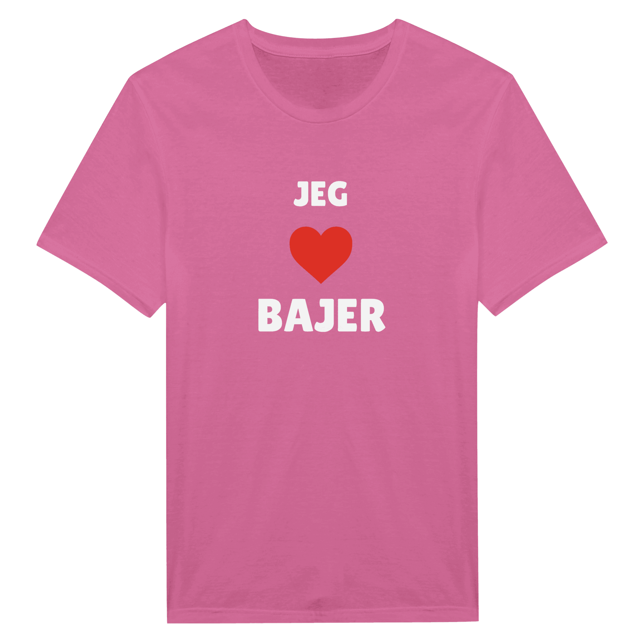 JEG ELSKER BAJER ❌ T-SHIRT - Danske Bluser