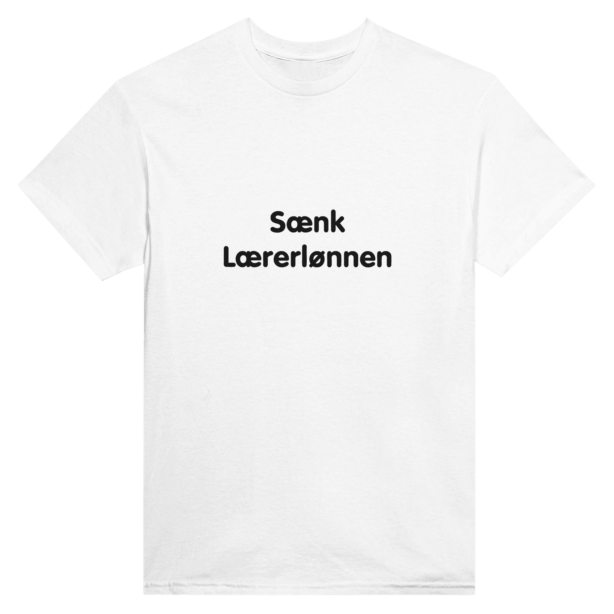 SÆNK LÆRERLØNNEN ❌ T-SHIRT - Danske Bluser
