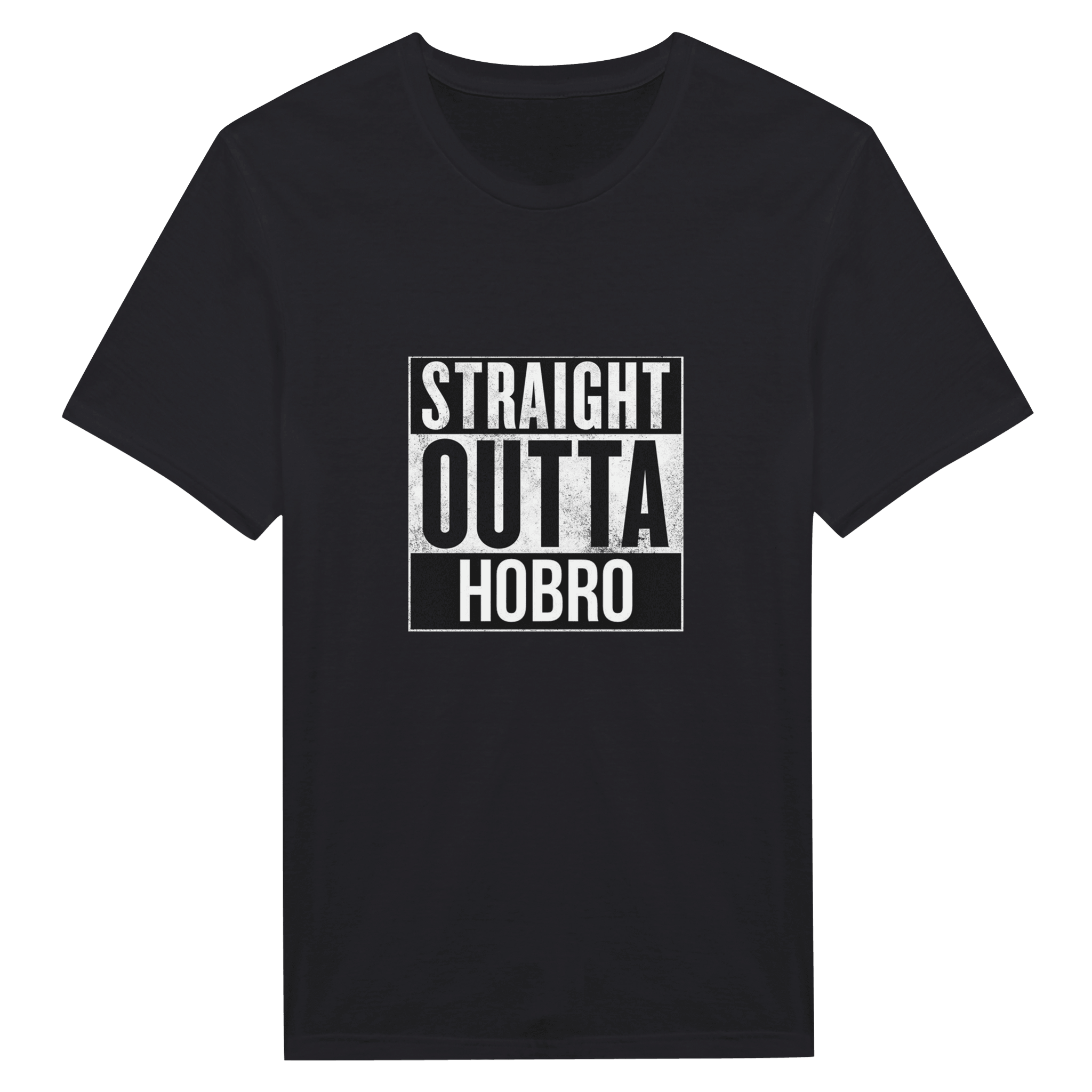 Straight Outta Hobro ❌ T-SHIRT - Danske Bluser