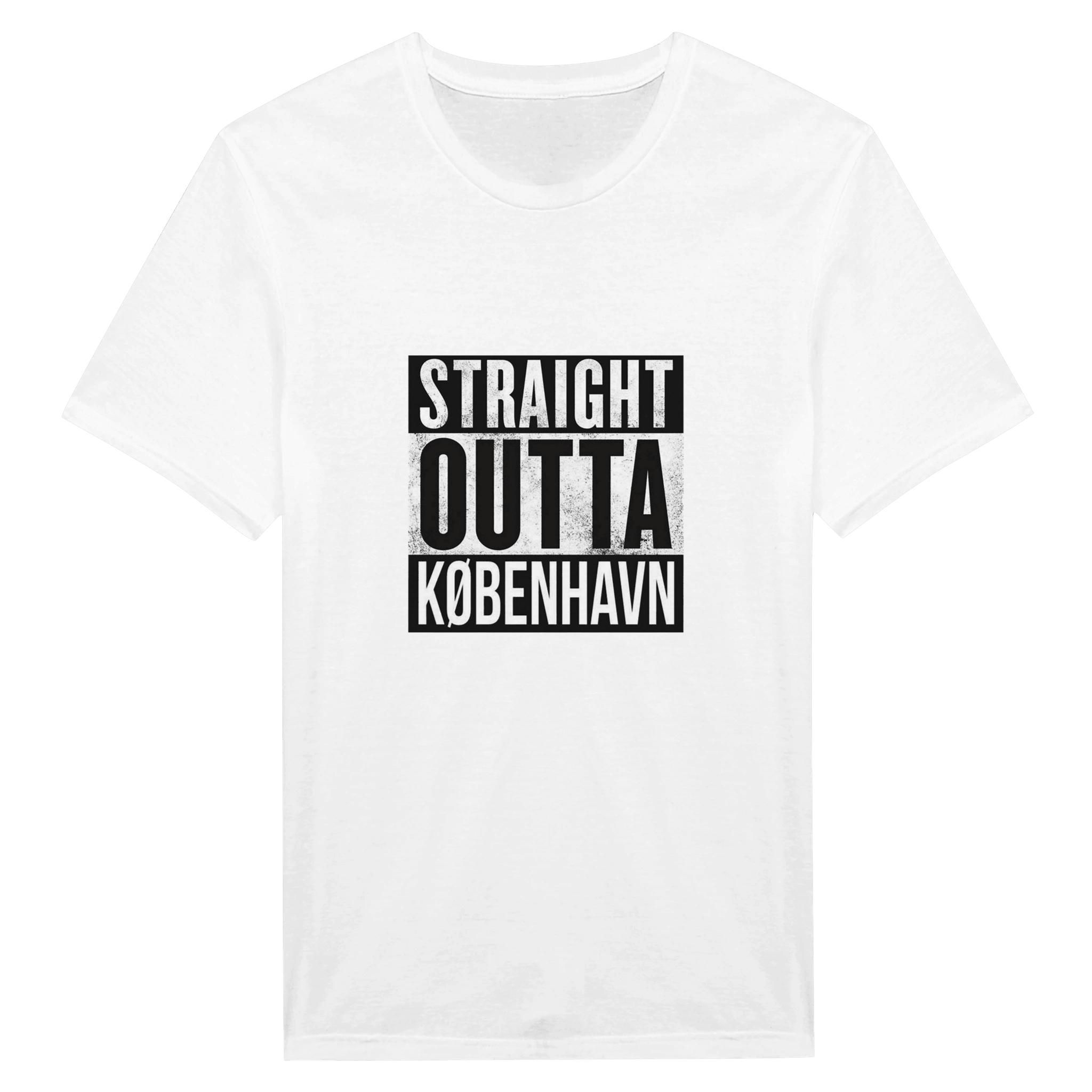 Straight Outta København ❌ T-SHIRT - Danske Bluser