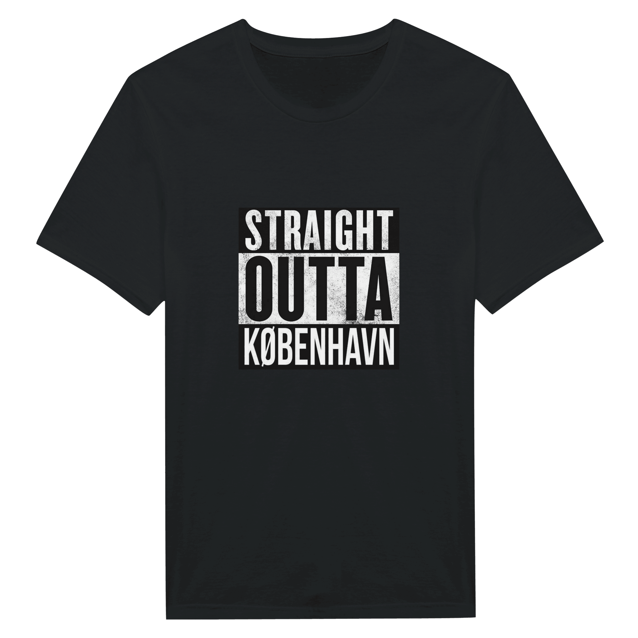Straight Outta København ❌ T-SHIRT - Danske Bluser