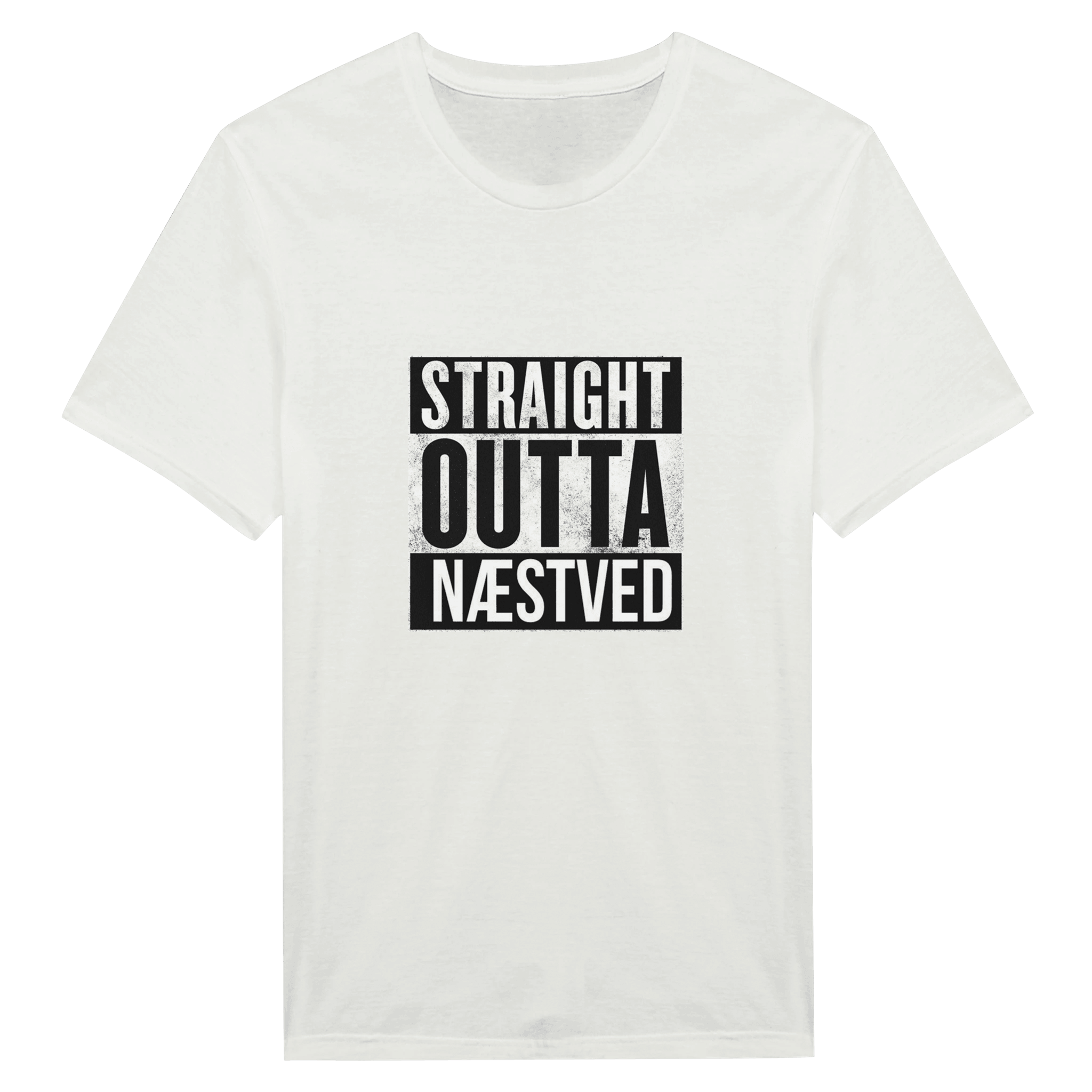 Straight Outta Næstved ❌ T-SHIRT - Danske Bluser