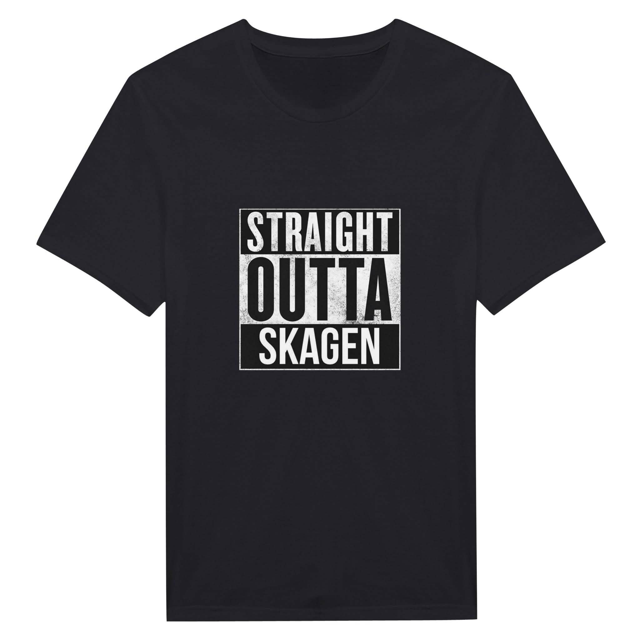Straight Outta Skagen ❌ T-SHIRT - Danske Bluser