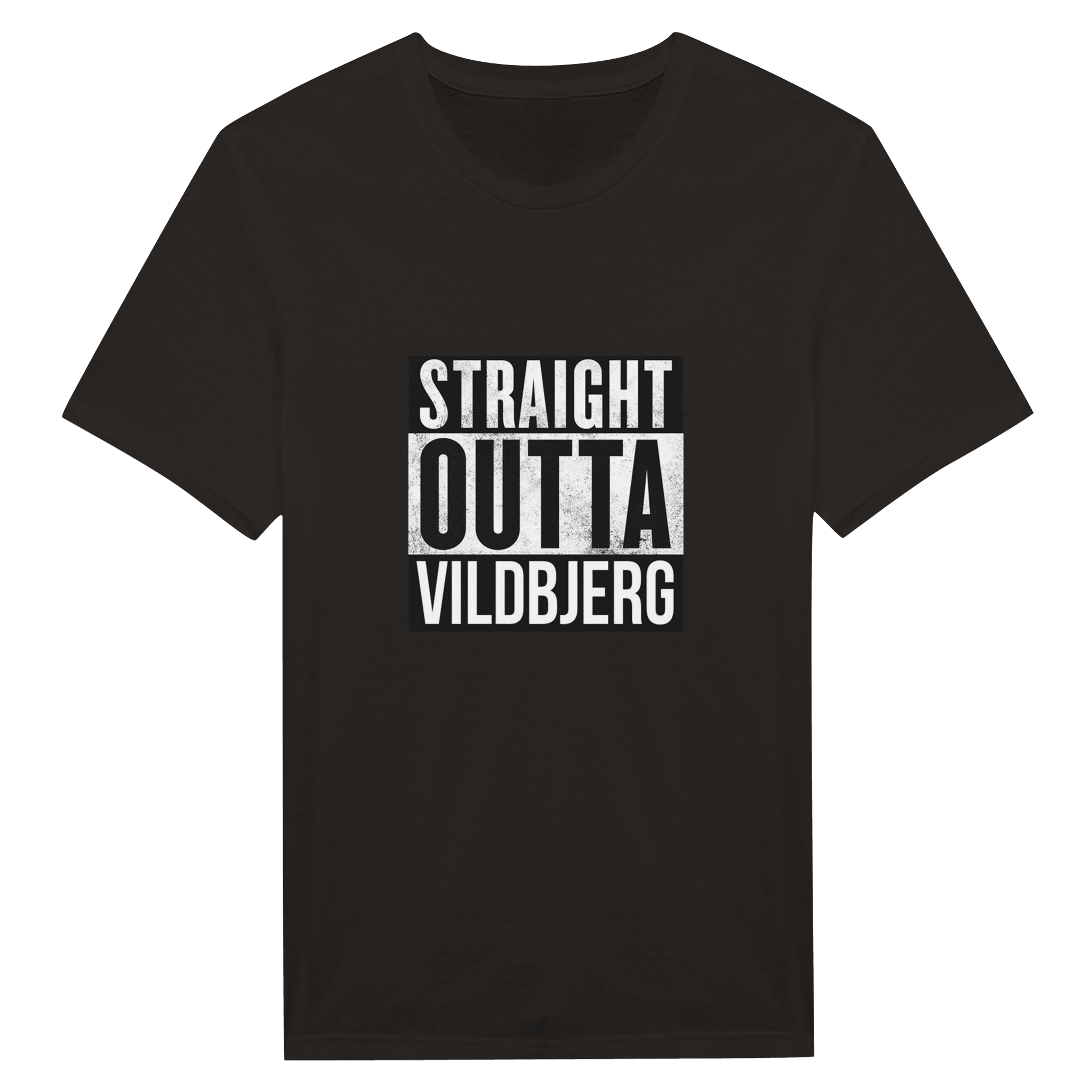 Straight Outta Vildbjerg ❌ T-SHIRT - Danske Bluser